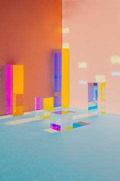 Iridescent abstract