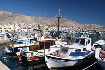 Obraz premium Hafen von Kalymnos