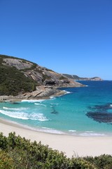 View to Salmon Holes in Torndirrup National Park, Western Australia