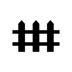 Obraz premium Fence icon trendy