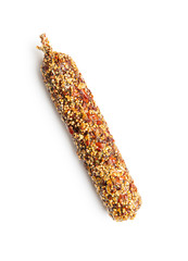 Spiced salami sausage.