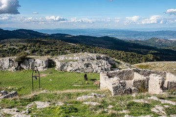 Panorama from the top of Monte Labbro, Hermitage of Davide Lazzaretti