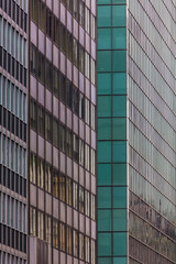 Full frame shot of office buildings in city