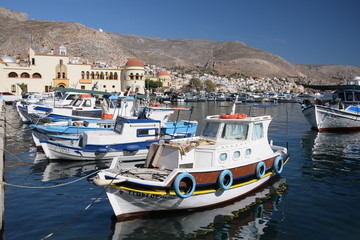 Obraz premium Hafen von Kalymnos