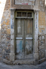 Fototapeta na wymiar Tür auf Kalymnos