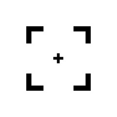 Fototapeta premium Focus icon trendy