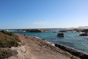 Fototapeta na wymiar The Elephant Rocks beach in Western Australia, Denmark Australia