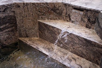 font in catholic church - sink