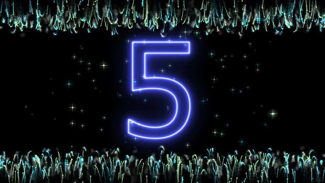 Happy New 2020 Year Countdown 10sec, Abstract Backgrounds, Christmas