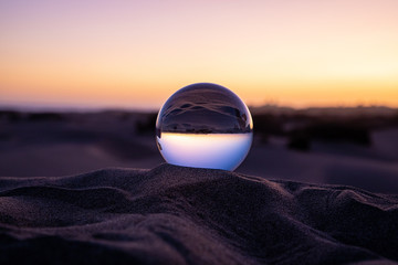 Gran Canaria sunset lensball