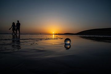 Gran Canaria sunset lensball