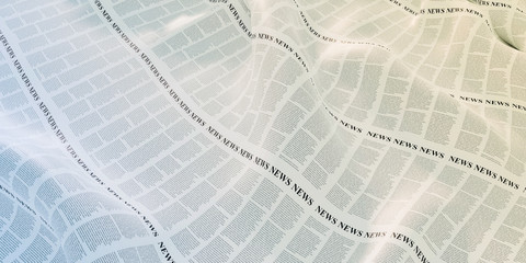 Abstract newspaper background, original 3d rendering