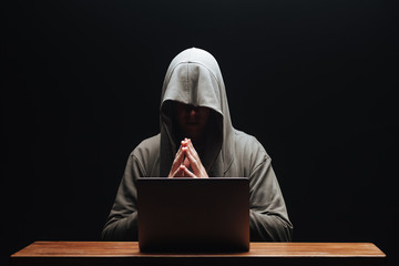 A hacker with a laptop planned the crime
