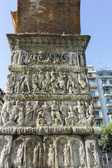 Ancient Roman Arch of Galerius in Thessaloniki, Greece