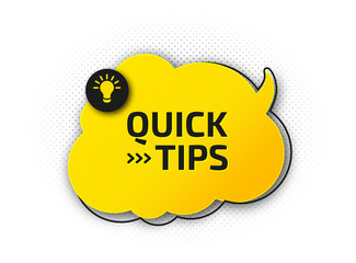 Useful quick tip. Trick suggesting advice and help