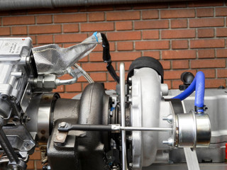 turbina di un motore diesel per mezzi leggerii