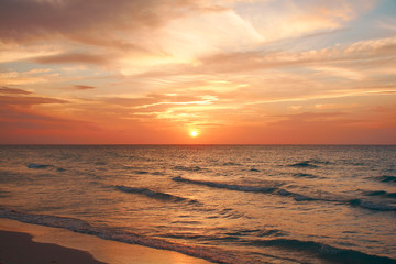 Obraz premium Varadero Cuba Sunset Golden Hour