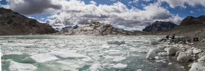 The Fellaria glacier in Valmalenco