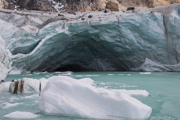 The Fellaria glacier in Valmalenco