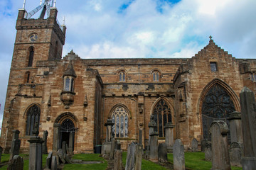 Fototapeta na wymiar St. Michael's Parish Church in Linlithgow, Scotland