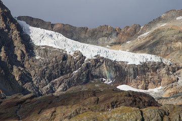 The Fellaria glacier in Valmalenco