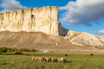 Crimea. Tract White Rock (Aq-Kaya)