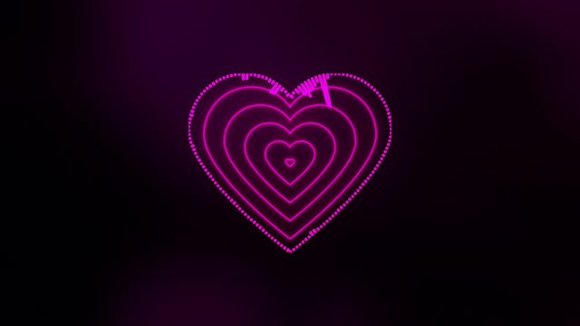 Abstract equalizer on a black background. Computer generated audio visualizer. 3d rendering.