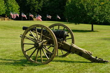 Fototapeta na wymiar Civil war cannon