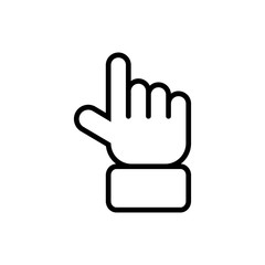 Hand cursor icon.symbol for website