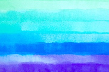Fototapeta na wymiar watercolor background with blue gradation