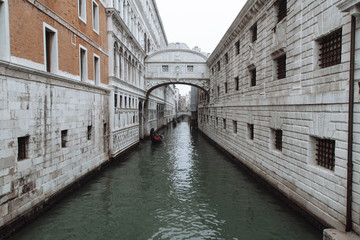 Fototapeta na wymiar The Bridge of Sighs is a bridge in Venice, Italy