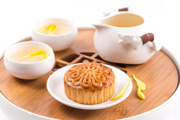 Chinese traditional food - moon cake