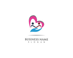 people Logo and vector template icon