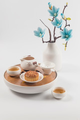 Chinese traditional food - moon cake