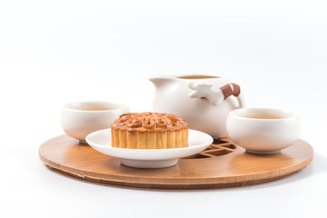 Chinese traditional food - moon cake