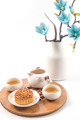 Chinese traditional food - moon cake