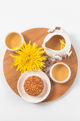 Chinese traditional food - moon cake