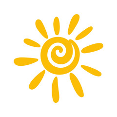 Illustration Of Sun Set icon