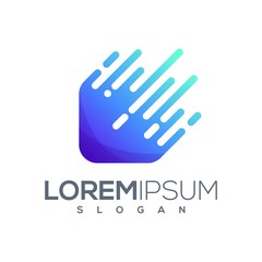 technology logo design ready to use