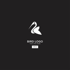 Bird logo and icon design vector template .