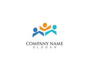people community logo and vector design
