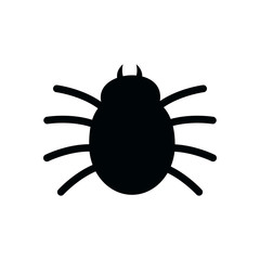halloween spider insect isolated icon vector illustration design