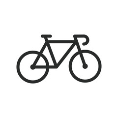 Obraz premium bicycle icon vector vector design illustration