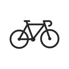Obraz premium bicycle icon vector vector design illustration