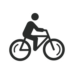 Obraz premium bicycle icon vector vector design illustration