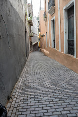 Narrow Street in San Juan, Puerto Rico