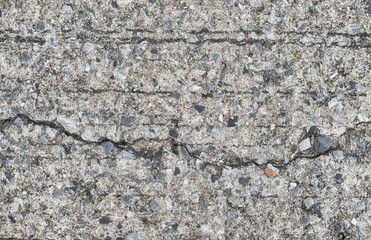 The texture of the background image, stone floor, concrete, patterns with cracks and jagged gray black