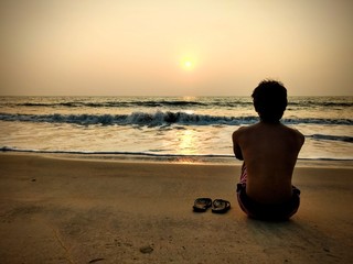 girl on the beach