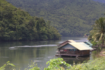 Obraz premium Sky and River in Thailad