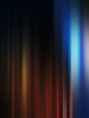 Abstract artwork made with blurred urban lights and shadows